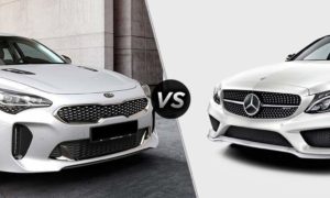 بازی با دم شیر! رقابت Kia استینگر و مرسدس AMG C43 carera.ir 2018 Kia Stinger vs 2018 Mercedes Benz AMG C 43